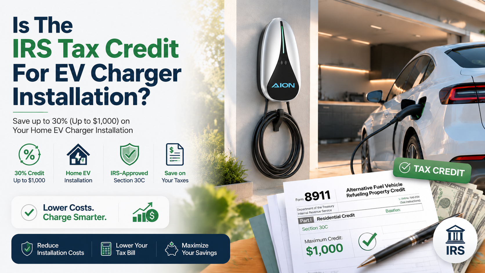 Ang IRS Tax Credit ba Para sa Pag-install ng EV Charger?